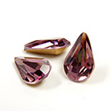 Preciosa Crystal Point Back Fancy Stone - Pear 13x7.8MM LT AMETHYST