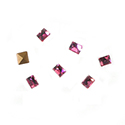 Preciosa Crystal Point Back Fancy Stone - Square 02MM ROSE