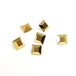 Preciosa Crystal Point Back Fancy Stone - Square 03MM AURUM