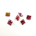 Preciosa Crystal Point Back Fancy Stone - Square 03MM ROSE