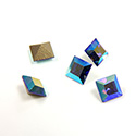 Preciosa Crystal Point Back Fancy Stone - Square 04MM SAPPHIRE AB