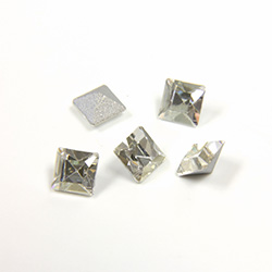 Preciosa Crystal Point Back Fancy Stone - Square 04MM COMET ARGENT FLARE