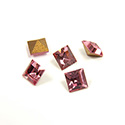 Preciosa Crystal Point Back Fancy Stone - Square 04MM LT ROSE