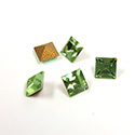 Preciosa Crystal Point Back Fancy Stone - Square 04MM PERIDOT