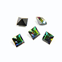 Preciosa Crystal Point Back Fancy Stone - Square 04MM VITRAIL MEDIUM