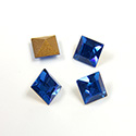 Preciosa Crystal Point Back Fancy Stone - Square 05MM CAPRI BLUE