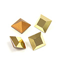 Preciosa Crystal Point Back Fancy Stone - Square 06MM AURUM