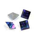 Preciosa Crystal Point Back Fancy Stone - Square 06MM BERMUDA BLUE