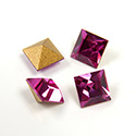 Preciosa Crystal Point Back Fancy Stone - Square 06MM FUCHSIA