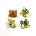 Preciosa Crystal Point Back Fancy Stone - Square 06MM JONQUIL
