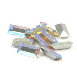 Preciosa Crystal Point Back Fancy Stone - Baguette 04x2MM CRYSTAL AB