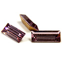 Preciosa Crystal Point Back Fancy Stone - Baguette 07x3MM AMETHYST