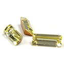 Preciosa Crystal Point Back Fancy Stone - Baguette 07x3MM JONQUIL