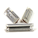 Preciosa Crystal Point Back Fancy Stone - Baguette 10x3MM CRYSTAL