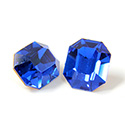 Preciosa Crystal Point Back Fancy Stone - Cushion Octagon 12x10MM CAPRI BLUE