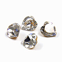 Preciosa Crystal Point Back Fancy Stone - Heart 05x5.5MM CRYSTAL