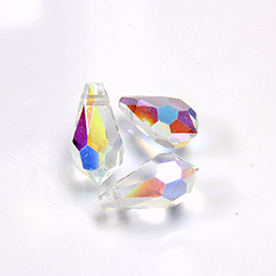 Preciosa Crystal Pendant - Pear 984 11x5.5MM CRYSTAL AB