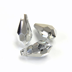 Preciosa Crystal Pendant - Pear 984 13x6.5MM CRYSTAL ARGENT LIGHT