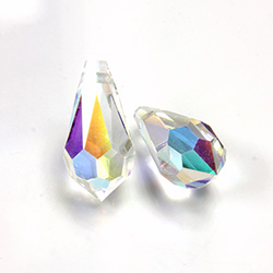 Preciosa Crystal Pendant - Pear 984 15x7.5MM CRYSTAL AB