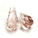 Preciosa Crystal Pendant - Pear 984 18x9MM LT ROSE