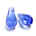 Preciosa Crystal Pendant - Pear 984 18x9MM SAPPHIRE