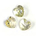 Preciosa Crystal Pendant - Heart 10.3/10 BLOND FLARE