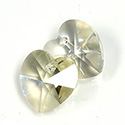 Preciosa Crystal Pendant - Heart 14.4x14MM BLONDE FLARE