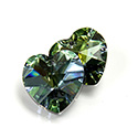 Preciosa Crystal Pendant - Heart 14.4x14MM SAHARA