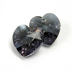 Preciosa Crystal Pendant - Heart 14.4x14MM VALENTINITE