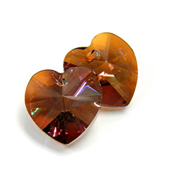 Preciosa Crystal Pendant - Heart 14.4x14MM VENUS