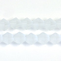 Chinese Cut Crystal Bead - Bicone 08x8MM MATTE CRYSTAL