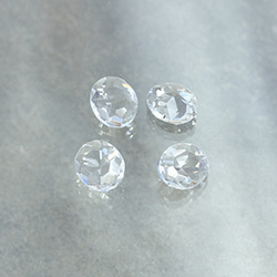 Cut Crystal Point Back Fancy Stone Unfoiled - Oval 12x10MM CRYSTAL