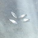 Cut Crystal Point Back Fancy Stone Unfoiled - Navette 15x4MM CRYSTAL