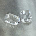 Cut Crystal Point Back Fancy Stone Unfoiled - Cushion Octagon 25x18MM CRYSTAL