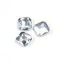 Cut Crystal Point Back Fancy Stone Foiled - Square Octagon 12MM CRYSTAL