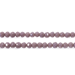 Chinese Cut Crystal Bead - Rondelle 02x3MM LT PURPLE