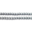 Chinese Cut Crystal Bead - Rondelle 02x3MM MATT GREY