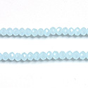 Chinese Cut Crystal Bead - Rondelle 02x3MM OPAL SKY BLUE