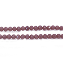 Chinese Cut Crystal Bead - Rondelle 02x3MM PURPLE