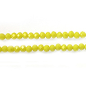 Chinese Cut Crystal Bead - Rondelle 02x3MM YELLOW