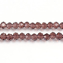 Chinese Cut Crystal Bead - Rondelle 03x4MM AMETHYST