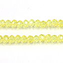 Chinese Cut Crystal Bead - Rondelle 03x4MM CITRINE