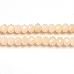 Chinese Cut Crystal Bead - Rondelle 03x4MM COFFEE