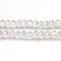 Chinese Cut Crystal Bead - Rondelle 03x4MM CRYSTAL AB