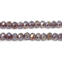 Chinese Cut Crystal Bead - Rondelle 03x4MM LT AMETHYST RAINBOW