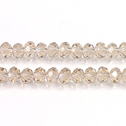 Chinese Cut Crystal Bead - Rondelle 03x4MM LT COLORADO TOPAZ