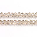 Chinese Cut Crystal Bead - Rondelle 03x4MM LT COLORADO TOPAZ