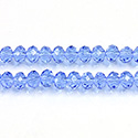 Chinese Cut Crystal Bead - Rondelle 03x4MM LT SAPPHIRE