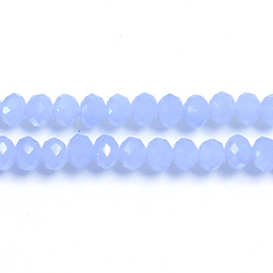 Chinese Cut Crystal Bead - Rondelle 03x4MM OPAL BLUE