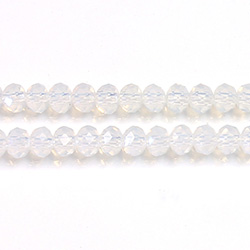 Chinese Cut Crystal Bead - Rondelle 03x4MM OPAL LT GREY